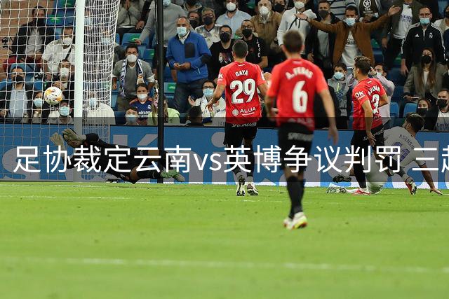 足协裁定云南vs英博争议判罚 三起申诉均维持原判